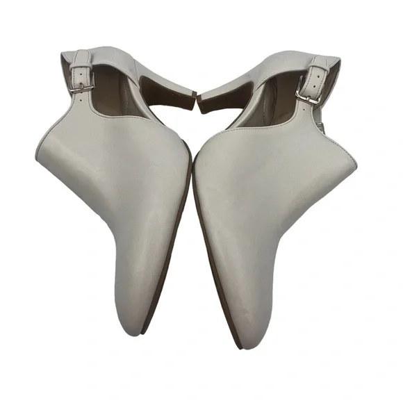 Bandolino White Wardell Pointed Closed Toe Heels Size 9 1/2 Women’s - Picture 7 of 11